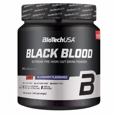 BioTech USA Blood CAF+ Blueberry   