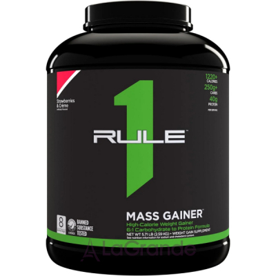 Rule 1 Mass Gainer Strawberries & Creme  