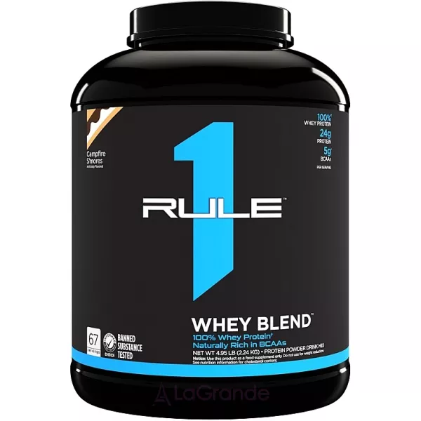 Rule 1 R1 Whey Blend Campfire S'mores ������ ������������ 