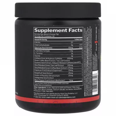 Rule 1 Burn Blue Razz Lemonade   