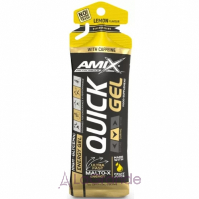 Amix Performance Amix Quick Gel With Caffeine Lemon     
