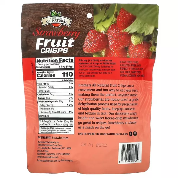 Brothers-All-Natural Strawberry Fruit Crisps ��������� �����, ��������