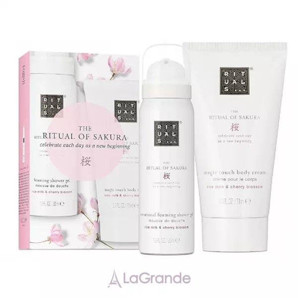 Rituals The Ritual Of Sakura Mini Travel Set ����� (b/cr/70ml + sh/gel/50ml)