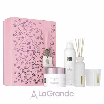 Rituals The Ritual Of Sakura Set 2024  (sh/gel/200ml + diffuser/70ml + b/cr/200ml + candle/140g)