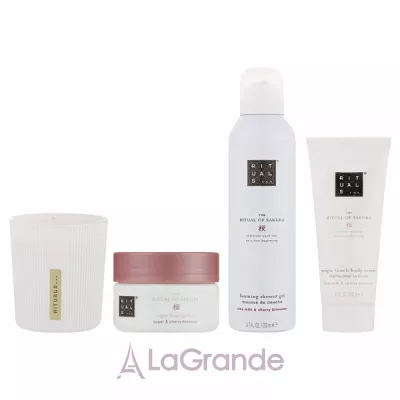 Rituals The Ritual Of Sakura Medium Gift Set 2024    (scr/125g + cr/100ml + foam/200ml + candle/140g)