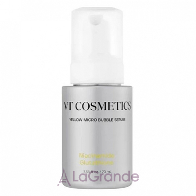 VT Cosmetics Niacinamide Glutathione Yellow Micro Bubble Serum       