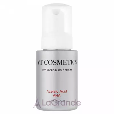 VT Cosmetics Azelaic Acid AHA Glutathione Red Micro Bubble Serum     