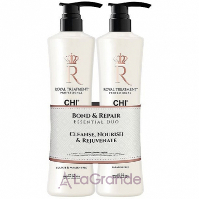 CHI Royal Treatment Bond & Repair Essential Duo    (shm/946ml + cond/946ml)