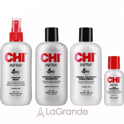 CHI Stylist Kit  (shm/355ml + cond/355ml + mist/355ml + silk/59ml)