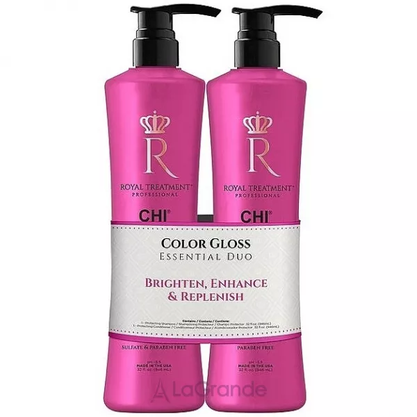 CHI Royal Treatment Color Gloss Protecting Essentials Duo ����� ��� ���������� ����� (shm/946ml + cond/946ml)
