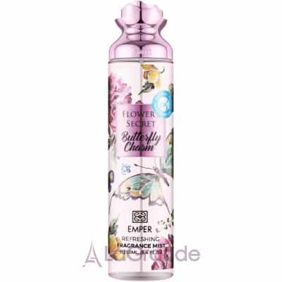 Emper Flower'S Secret Butterfly Charm    