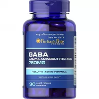 Puritan's Pride GABA 750 mg ����������� ������� "���� (�����-������������� �������)", 750 ��