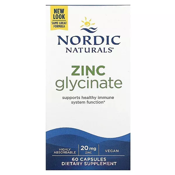 Nordic Naturals Zinc Glycinate 20 mg ����������� ������� 