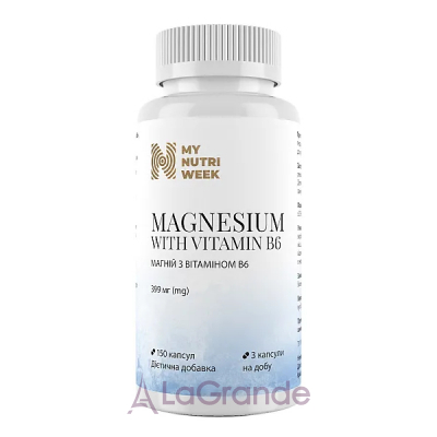 My Nutri Week Magnesium with Vitamin B6 399 mg   