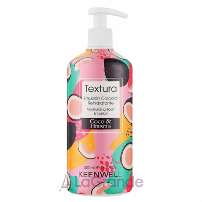 Keenwell Textura Moisturizing Body Emulsion Coco & Hibiscus      