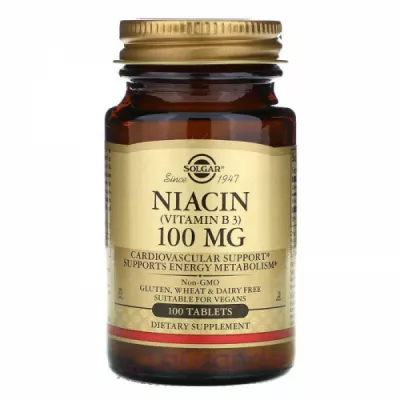 Solgar Niacin (Vitamin B3) 100 mg ĳ  