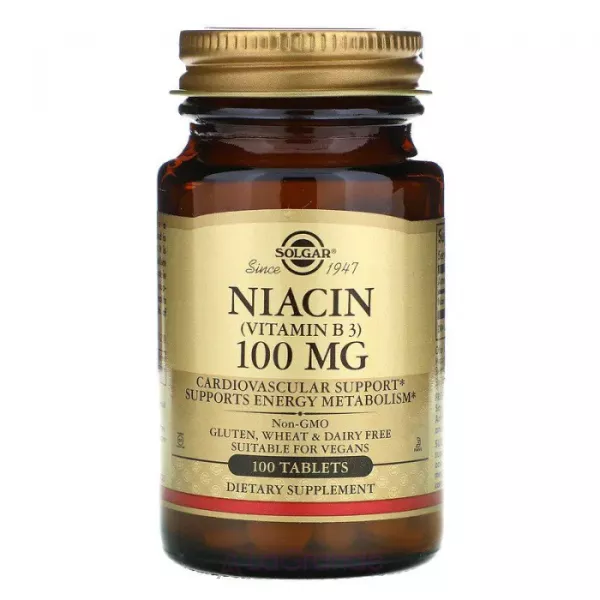 Solgar Niacin (Vitamin B3) 100 mg ĳ������ ������� 