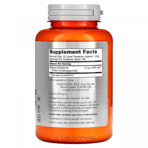 Now Foods Sports Betaine Powder ����������� ������� 