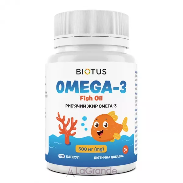 Biotus Omega-3 for Kids 300 mg ĳ������ ������� ��� ���� 