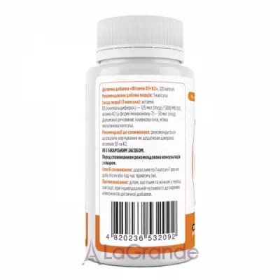 Biotus Vitamin D3+K2 5000 IU/50 mcg ĳ  