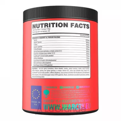 Genius Nutrition Warcry Energy Green Apple     