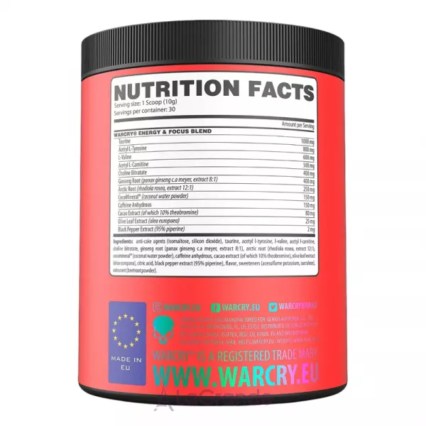 Genius Nutrition Warcry Energy Green Apple ����������������� �������� � ������� ������� ������
