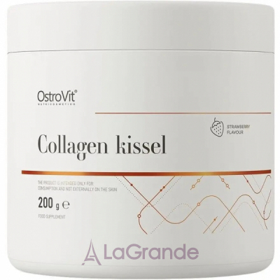OstroVit Collagen Kissel Strawberry ĳ  