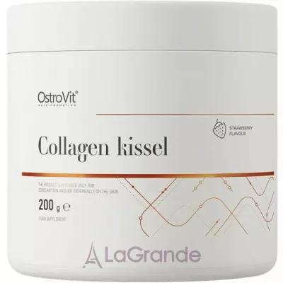 OstroVit Collagen Kissel Strawberry ĳ  