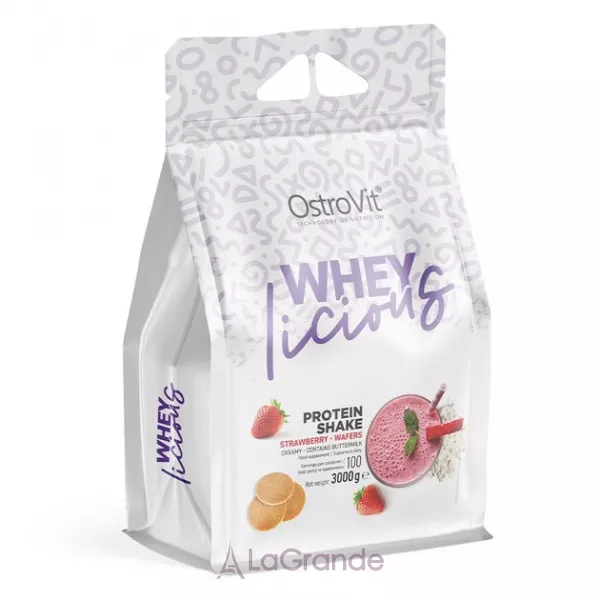 OstroVit WHEYlicious Protein Shake Strawberry Wafers ������������ ������ 