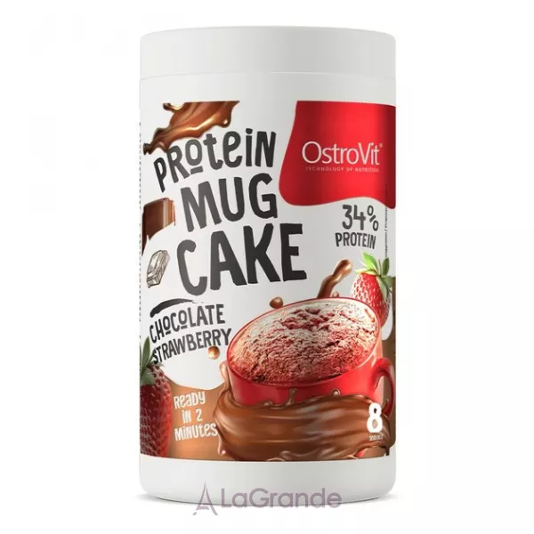 OstroVit Protein Mug Cake Chocolate Strawberry ����������� ������ 
