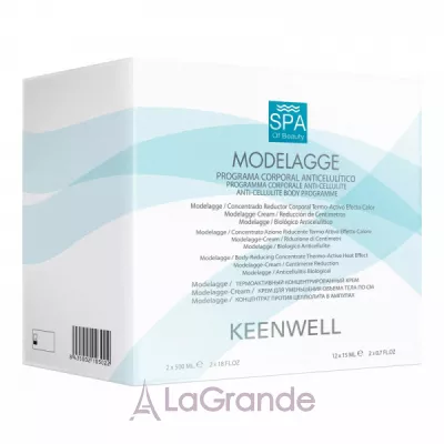 Keenwell Spa of Beauty Modelagge Anti-Cellulite Body Programme  ,   ᒺ  (b/cr/2x500ml + conc/12x15ml)