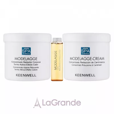Keenwell Spa of Beauty Modelagge Anti-Cellulite Body Programme  ,   ᒺ  (b/cr/2x500ml + conc/12x15ml)