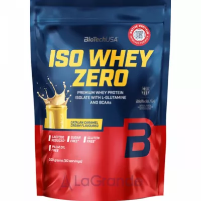 BioTech USA Iso Whey Zero Lactose Free atalan Caramel Cream  