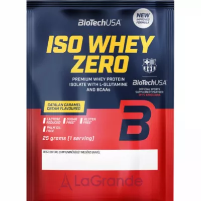 BioTech USA Iso Whey Zero Lactose Free atalan Caramel Cream  