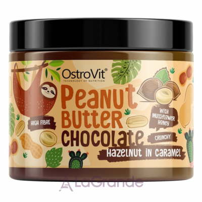 OstroVit Peanut Butter Chocolate Crunchy Hazelnuts in Caramel -      