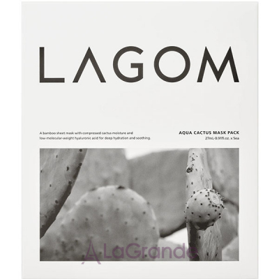 Lagom Aqua Cactus Mask Pack        