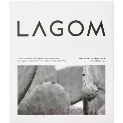 Lagom Aqua Cactus Mask Pack        