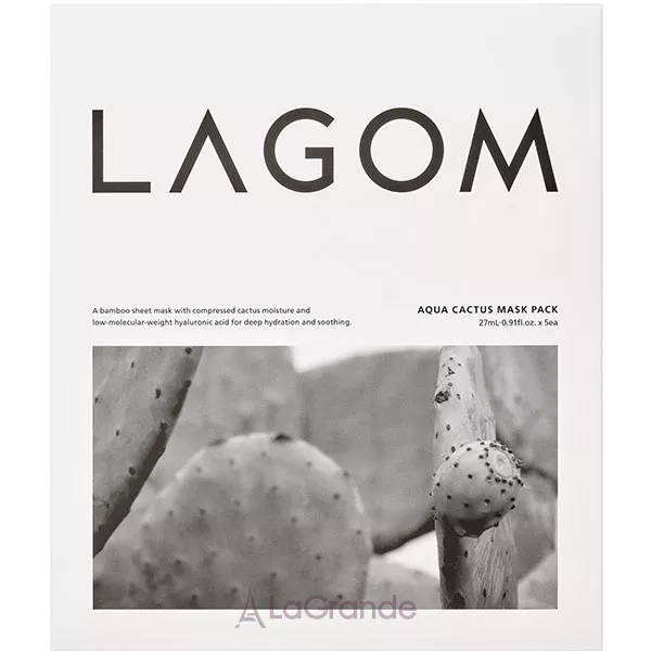 Lagom Aqua Cactus Mask Pack ����������� �������� ����� ��� ���� � ���������� �������