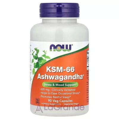 Now Foods KSM-66 Ashwagandha ĳ     