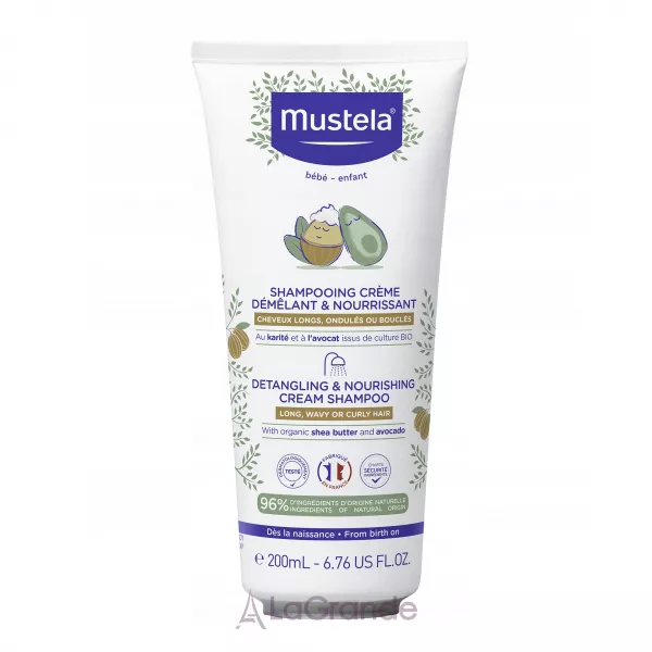 Mustela Bebe Detangling & Nourishing Cream Shampoo ����������� ������� ��� ��������� �����