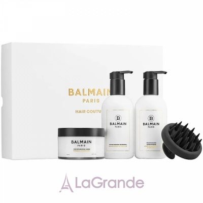Balmain Paris Hair Couture Moisturizing Care Set     (shm/300ml + h/cond/300ml + h/mask/200ml + scalp/massager/1pc)