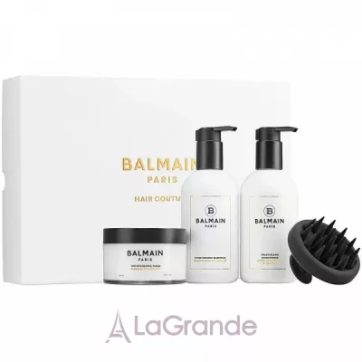 Balmain Paris Hair Couture Moisturizing Care Set     (shm/300ml + h/cond/300ml + h/mask/200ml + scalp/massager/1pc)
