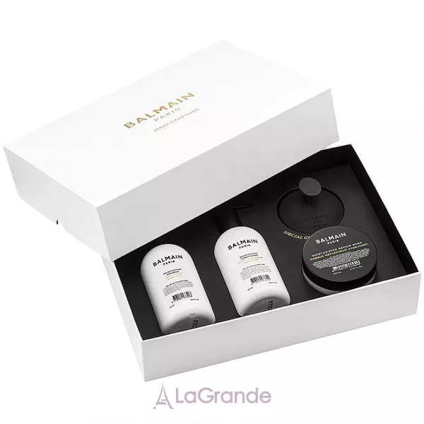Balmain Paris Hair Couture Moisturizing Care Set �������������� ���� ��� ������� (shm/300ml + h/cond/300ml + h/mask/200ml + scalp/massager/1pc)