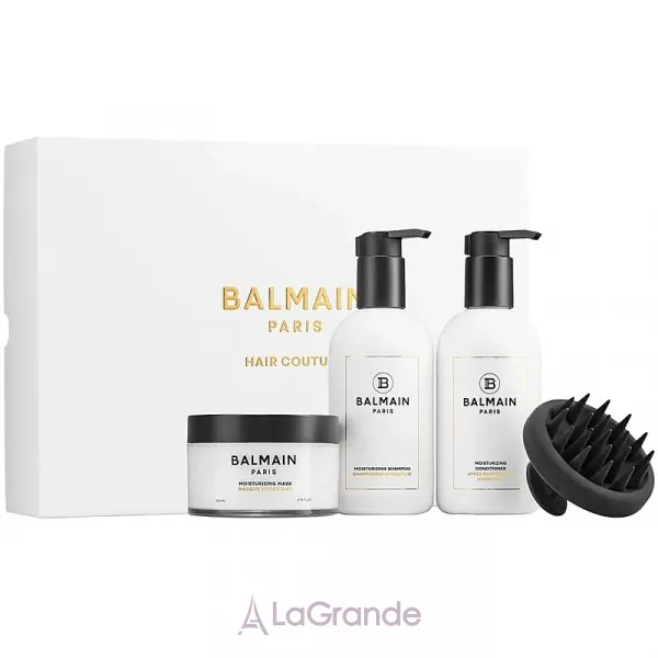 Balmain Paris Hair Couture Moisturizing Care Set �������������� ���� ��� ������� (shm/300ml + h/cond/300ml + h/mask/200ml + scalp/massager/1pc)