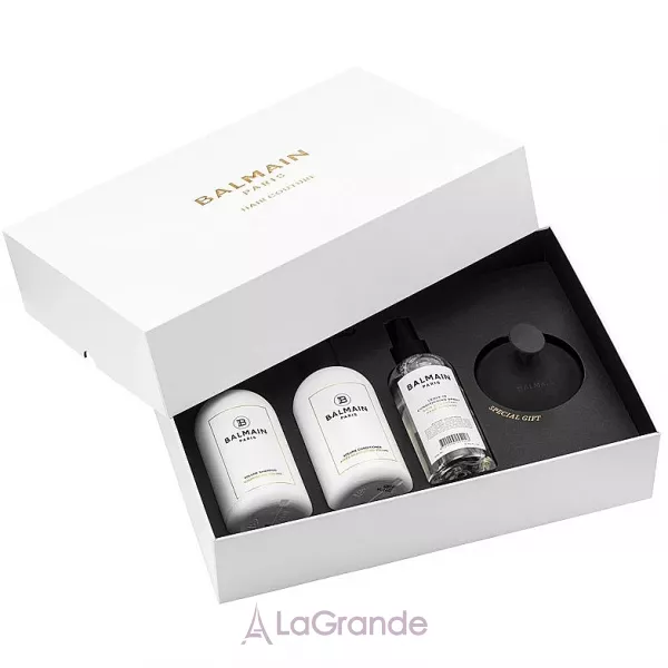 Balmain Paris Hair Couture Volume Care Set ���� ��� ��'��� ������� (shm/300ml + h/cond/300ml + h/spray/200ml + scalp/massager/1pc)