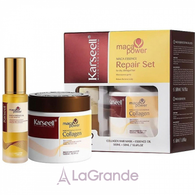 Karseell Maca Power Essence Repair Set       (mask/500ml + oil/50ml)