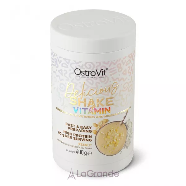 OstroVit Delicious Shake + Vitamin Peanut �������� ����� ��� ��������� � ���������� � ���������� 