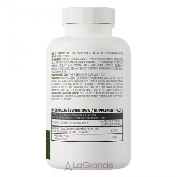 OstroVit Piperine 95 ����������� ������� 
