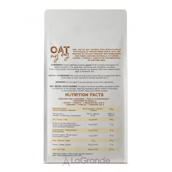 OstroVit Oat My Day Apple & Cinnamon ��������� ������� ��� ������ 