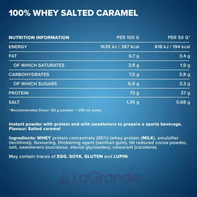IronMaxx 100% Whey Protein Salted Caramel   